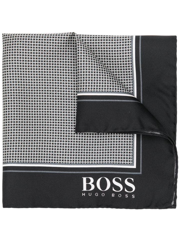 Boss Hugo Boss Dotted Pocket Square - Black