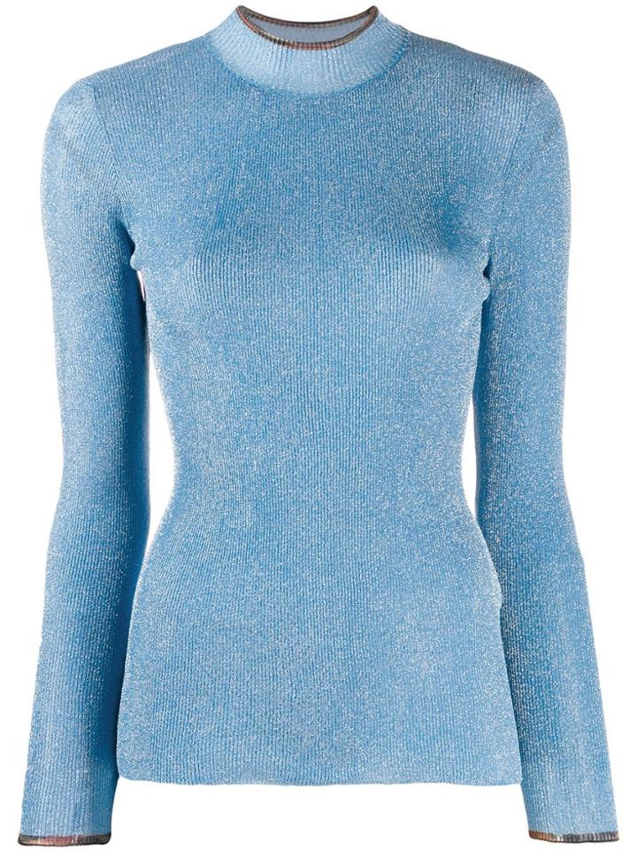 Missoni Glitter Knit Jumper - Blue