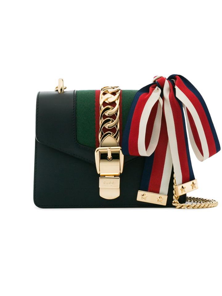 Gucci Sylvie Mini Chain Bag - Blue