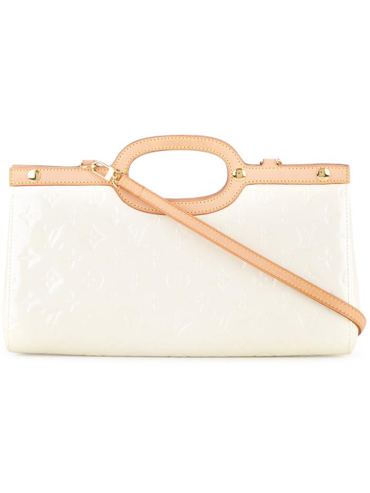 Louis Vuitton Vintage Vernis Roxbury Drive Bag - White