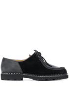 Ymc Colour Blocked Lace-up Loafers - Black