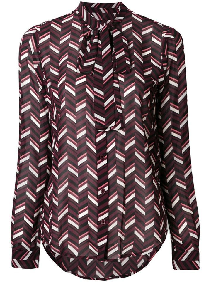 Michael Michael Kors Printed Blouse - Red