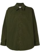 Acne Studios Minimal Military Shirt - Green