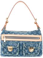 Louis Vuitton Vintage Pm Denim Shoulder Bag - Blue