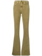 Current/elliott 'the High Rise Low Bell' Jeans, Women's, Size: 27, Green, Cotton/spandex/elastane