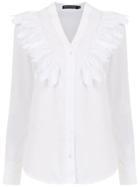 Reinaldo Lourenço Shirt With Ruffle Details - White