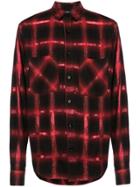 Amiri Checked Button-down Shirt - Red