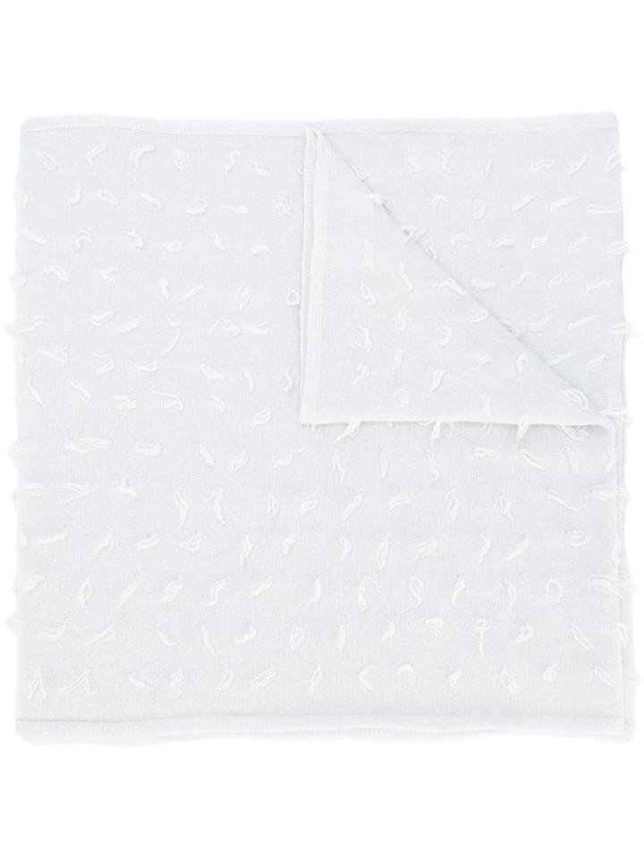 Fabiana Filippi Woven Scarf, Women's, Grey, Cashmere