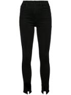 Frame Denim Ali Split Front Jeans - Black