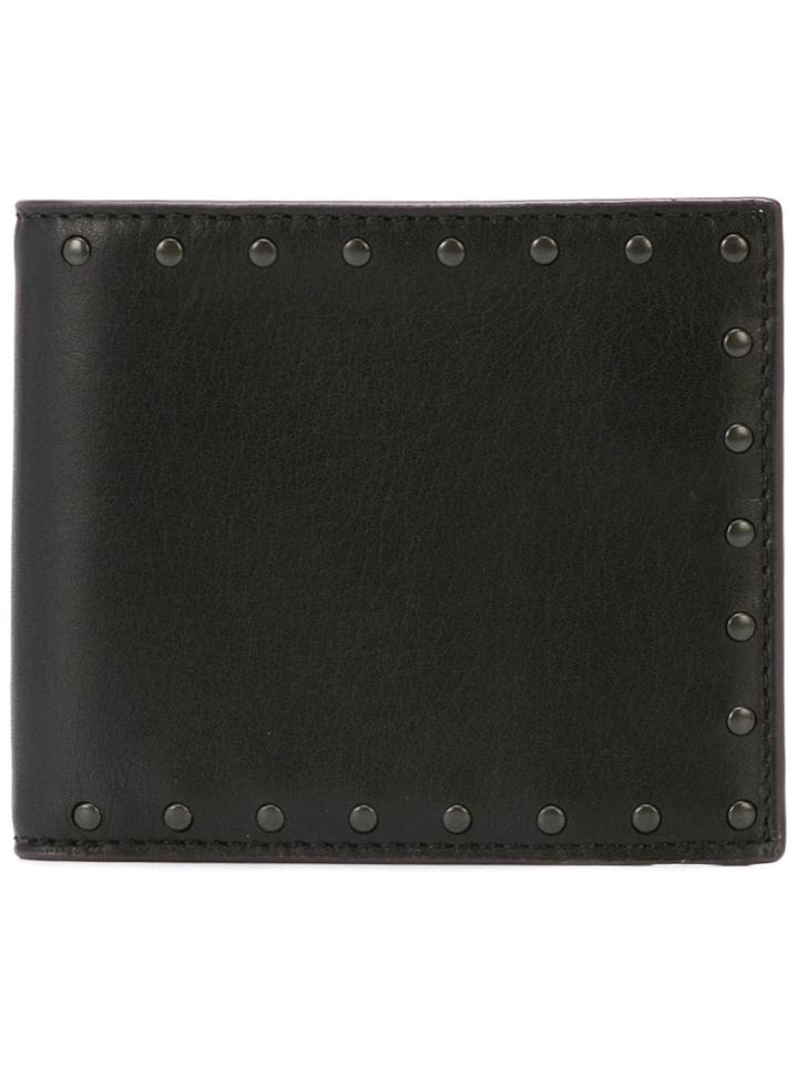 Coach Double Bill In Border Rivets - Black