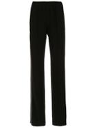 Nk Zipped Palazzo Pants - Black