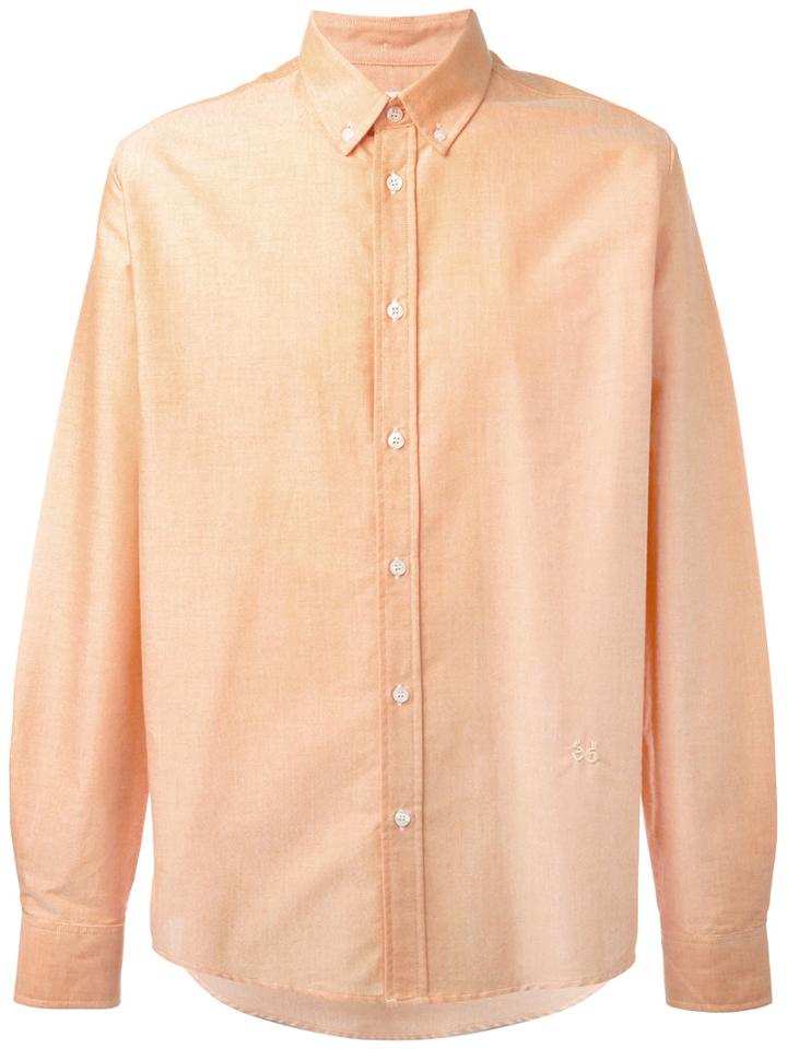 Soulland Goldsmith Shirt, Men's, Size: Medium, Yellow/orange, Cotton