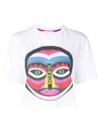 No Ka' Oi Logo Mask Print T-shirt - White