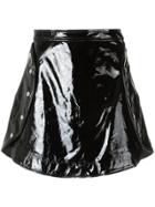 Olympiah Patent Leather Skirt - Black
