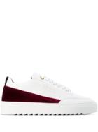 Mason Garments Velvet Panel Sneakers - White