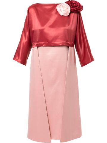 Pose Arazzi Layered Bicolour Dress