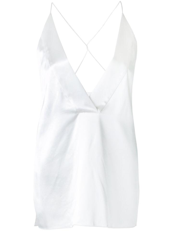 Dion Lee Contour Blouse, Women's, Size: 12, White, Silk