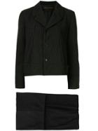 Comme Des Garçons Vintage Oversized Pinstripe Two-piece Suit - Black
