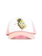 Stella Mccartney Kids Pineapple Print Baseball Cap, Girl's, Size: 56 Cm, Pink/purple