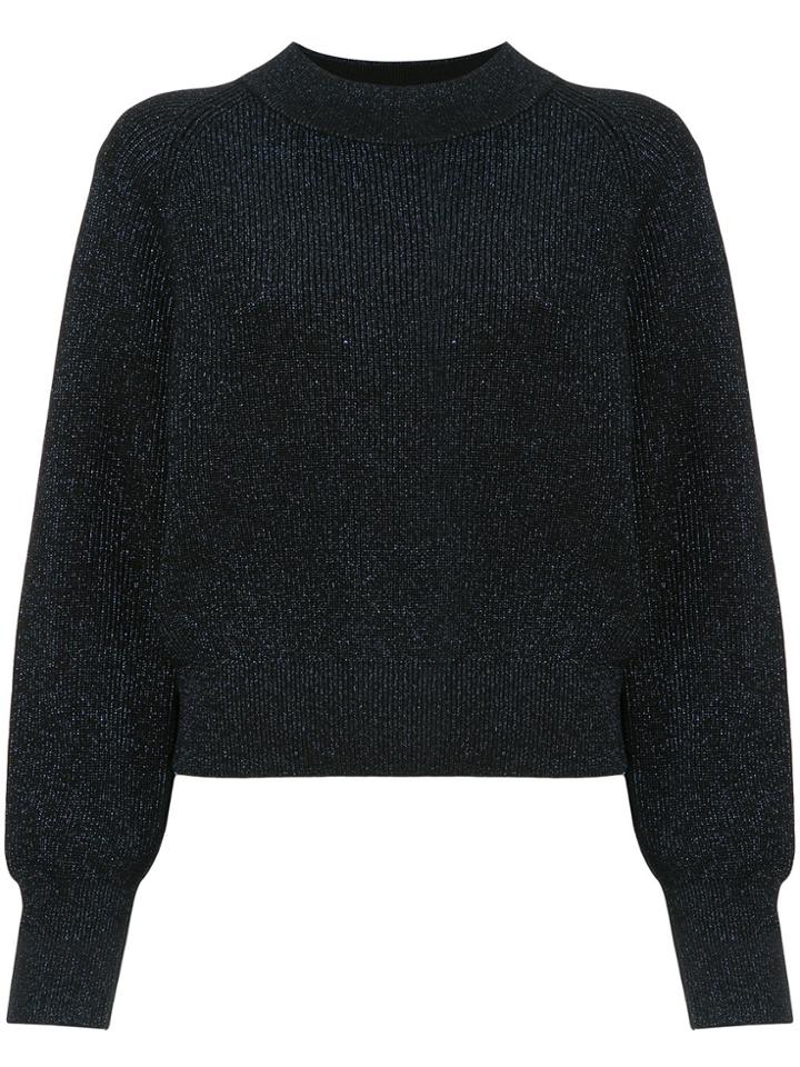 H Beauty & Youth Long Sleeved Pullover - Blue