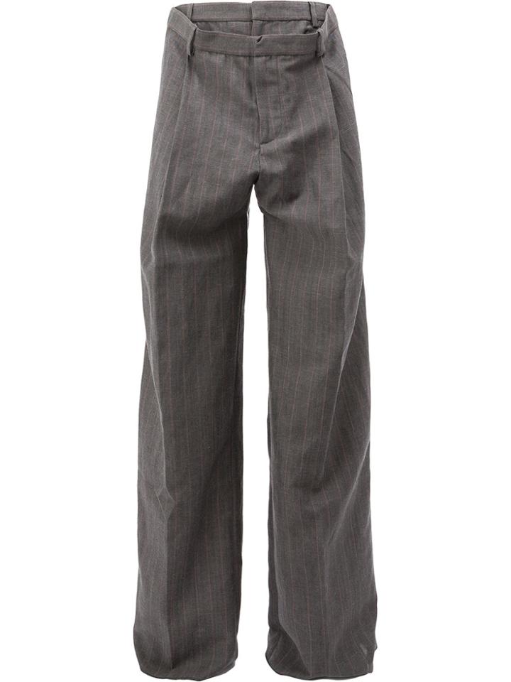 Y / Project Oversized Tailored Trousers - Grey