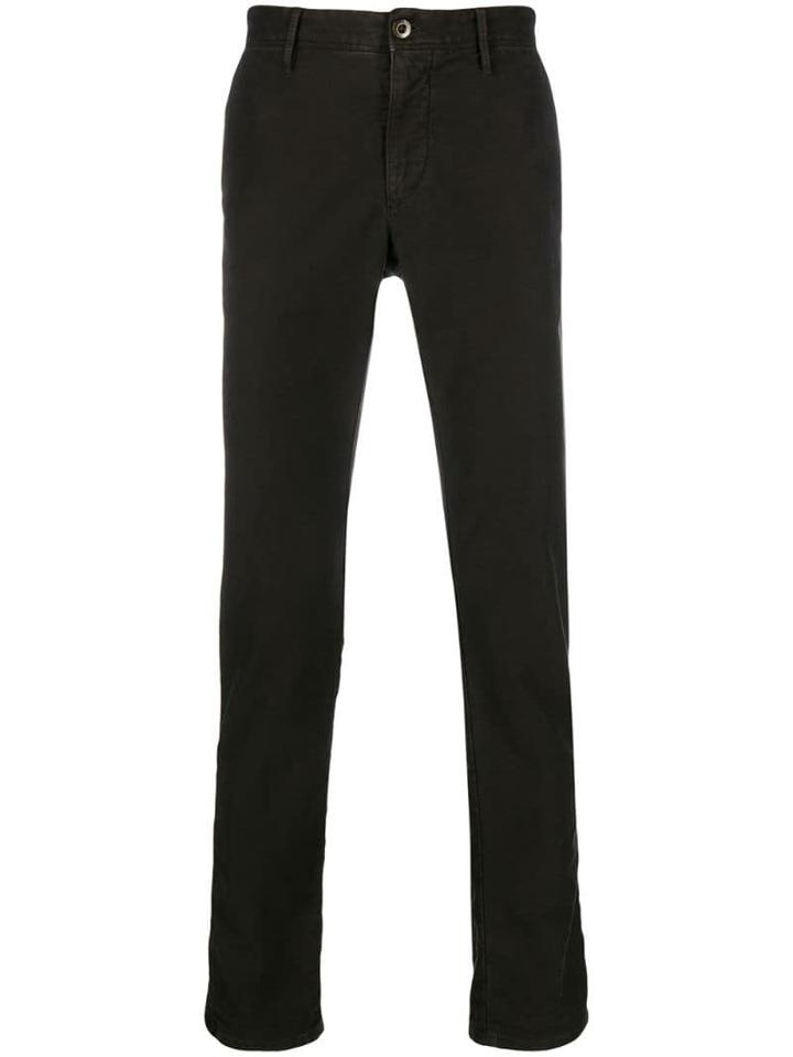 Incotex Slim Fit Chino Trousers - Brown