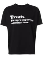 Sacai Truth Print T-shirt - Black