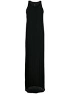 Rick Owens Long Fitted Dress - Black
