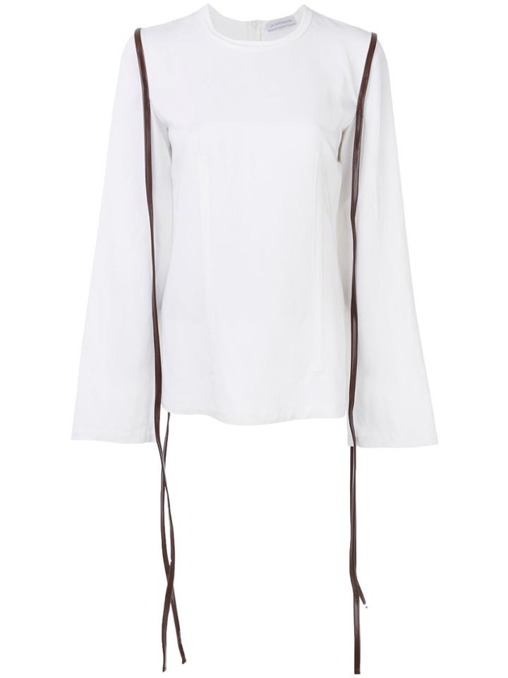 Jw Anderson Wide Sleeve Top - White