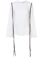 Jw Anderson Wide Sleeve Top - White