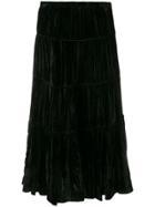 Michael Michael Kors Ruffled Skirt - Black