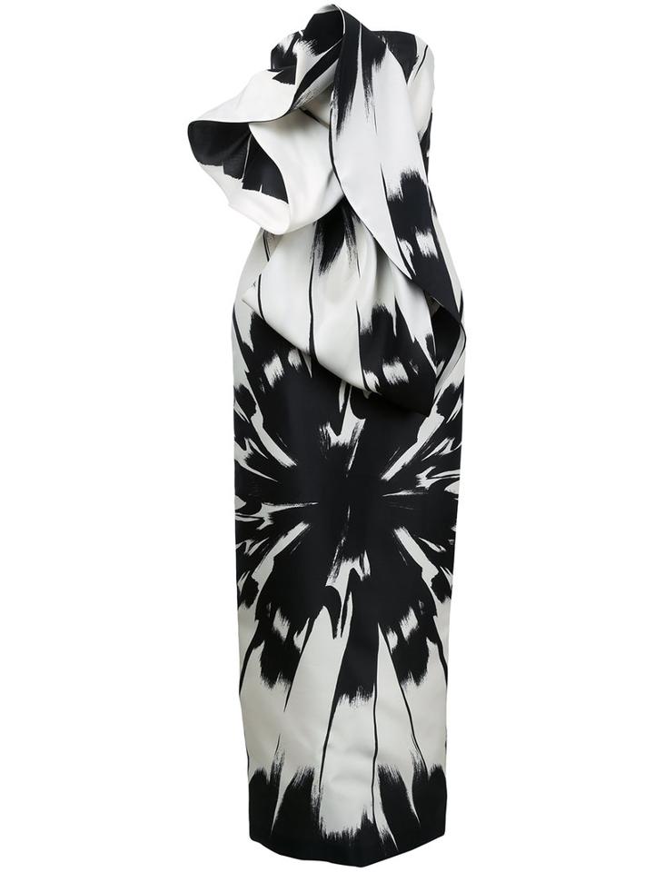 Isabel Sanchis - Floral Maxi Dress - Women - Silk/viscose - 38, Black, Silk/viscose