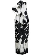 Isabel Sanchis - Floral Maxi Dress - Women - Silk/viscose - 38, Black, Silk/viscose