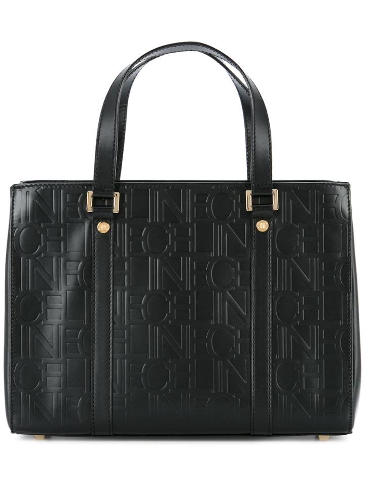 Céline Vintage Logos Pattern Bag - Black