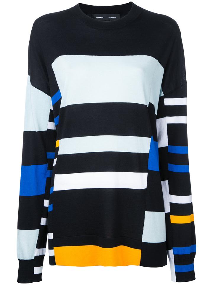 Proenza Schouler - Knitted Top - Women - Silk/cotton/polyester - S, Black, Silk/cotton/polyester