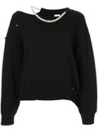 Maison Mihara Yasuhiro Distressed Slouchy Sweatshirt - Black