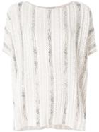 Ermanno Scervino Oversized Slouchy T-shirt - Neutrals
