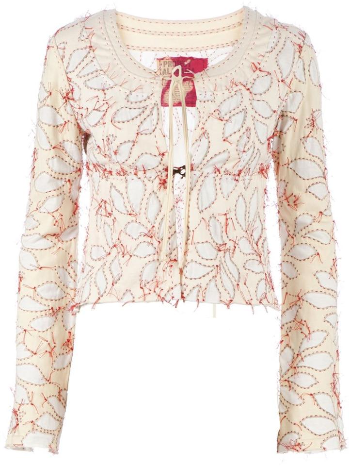 Projet Alabama Cropped Tie Cardigan