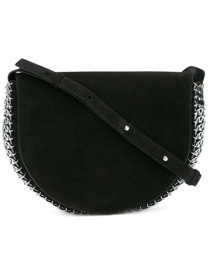 Paco Rabanne Trim Detail Shoulder Bag - Black