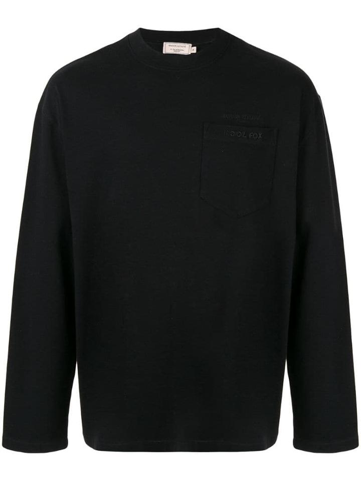 Maison Kitsuné Chest Pocket Sweatshirt - Black