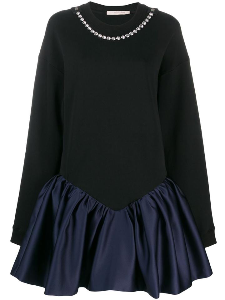 Christopher Kane Cupcake Sweatshirt Dress - Black