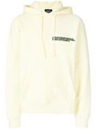 Calvin Klein 205w39nyc Logo-embroidered Hoodie - Yellow & Orange