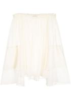 Voz Cascade Blouse - White