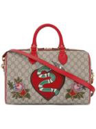 Gucci Limited Edition Gg Supreme Tote, Nude/neutrals, Calf Leather/polyurethane/canvas