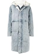 Toga Pulla Layered Padded Coat - Blue