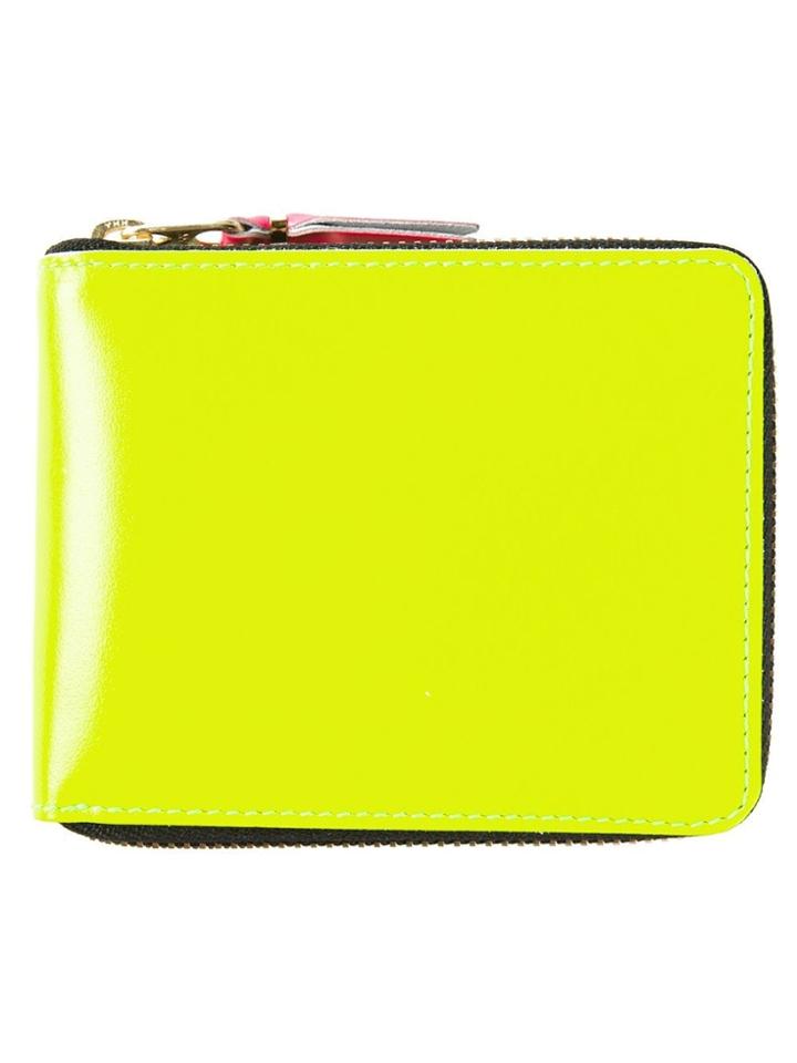 Comme Des Garçons Wallet 'new Super Fluo' Wallet - Yellow