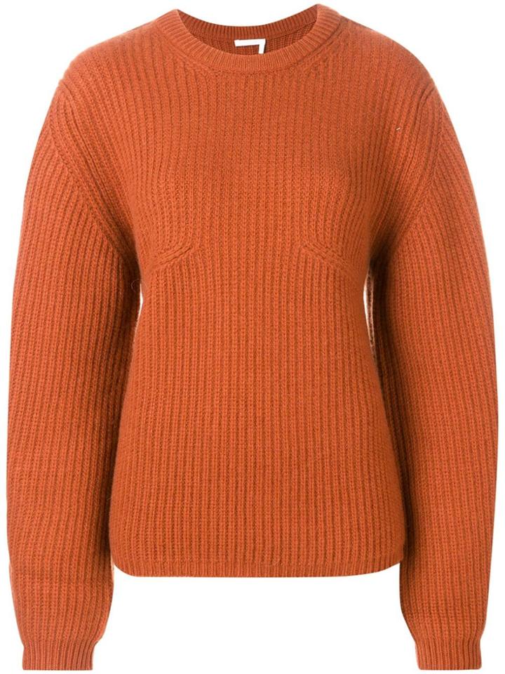 Chloé Chunky Knit Sweater - Brown