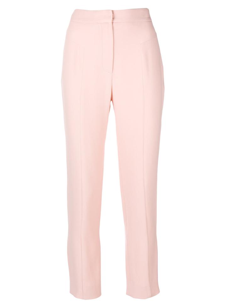 Genny Slim-fit Cropped Trousers - Nude & Neutrals