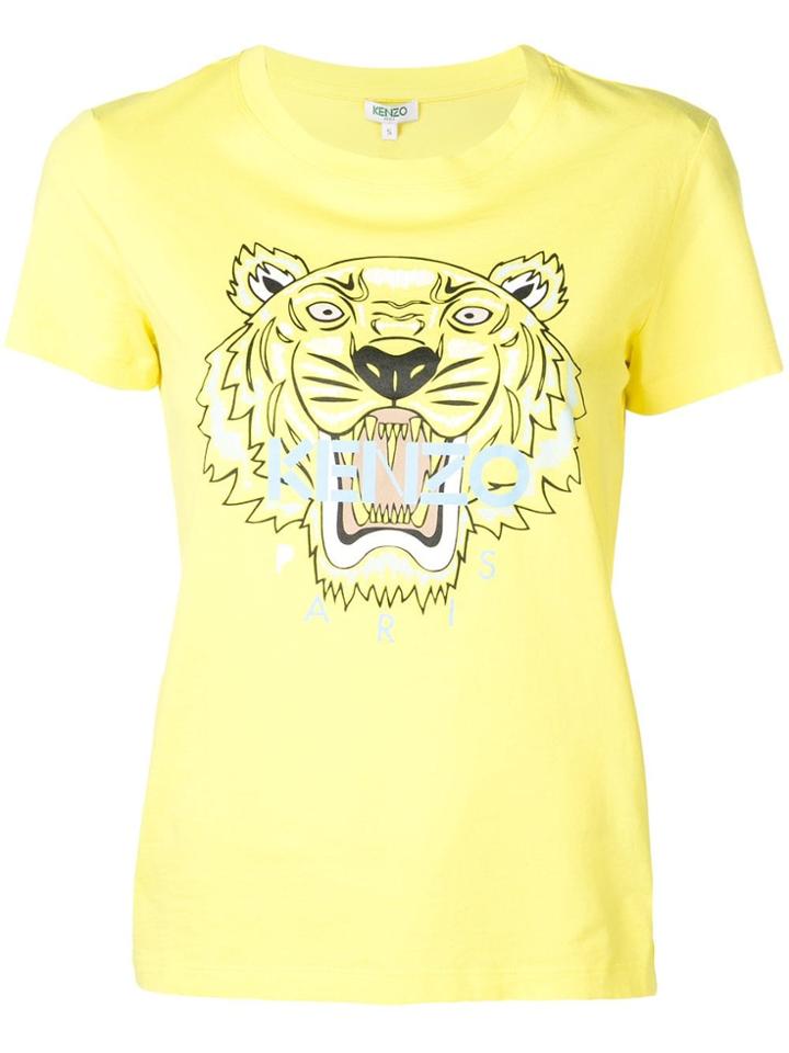 Kenzo Logo Print T-shirt - Yellow
