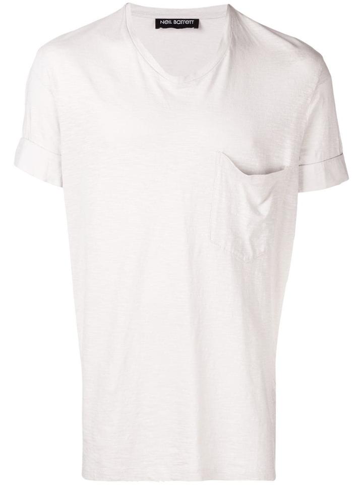 Neil Barrett Chest Pocket T-shirt - Grey